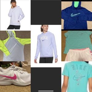 Nike Hoodies 5 -Shorts -2Tshirts- Sneakers Bundle